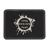 Synthetic Leather Patch w/ Custom Engraving – Small Rectangle
