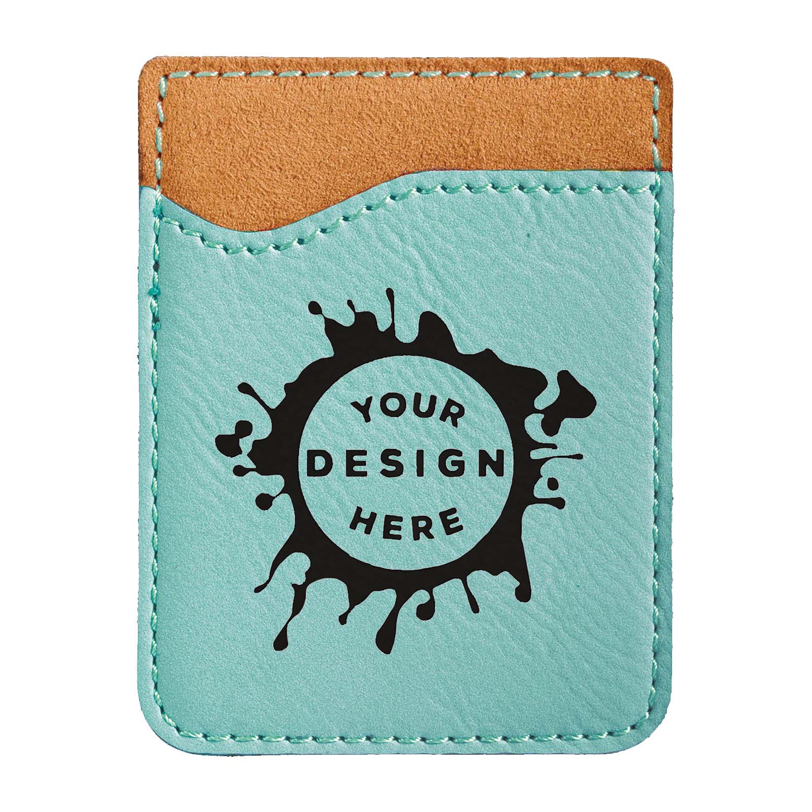 Synthetic Leather Phone Attachment – Custom Engraved Wallet - Mato & Hash