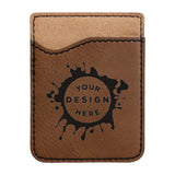Synthetic Leather Phone Attachment – Custom Engraved Wallet - Mato & Hash
