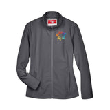 Team 365 Ladies' Leader Soft Shell Jacket Embroidery - Mato & Hash