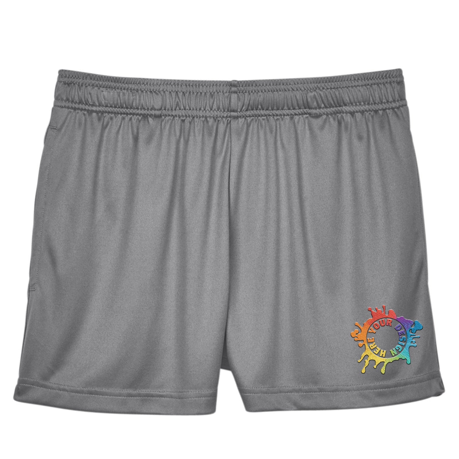 Team 365 Ladies' Zone Performance Shorts Embroidery - Mato & Hash