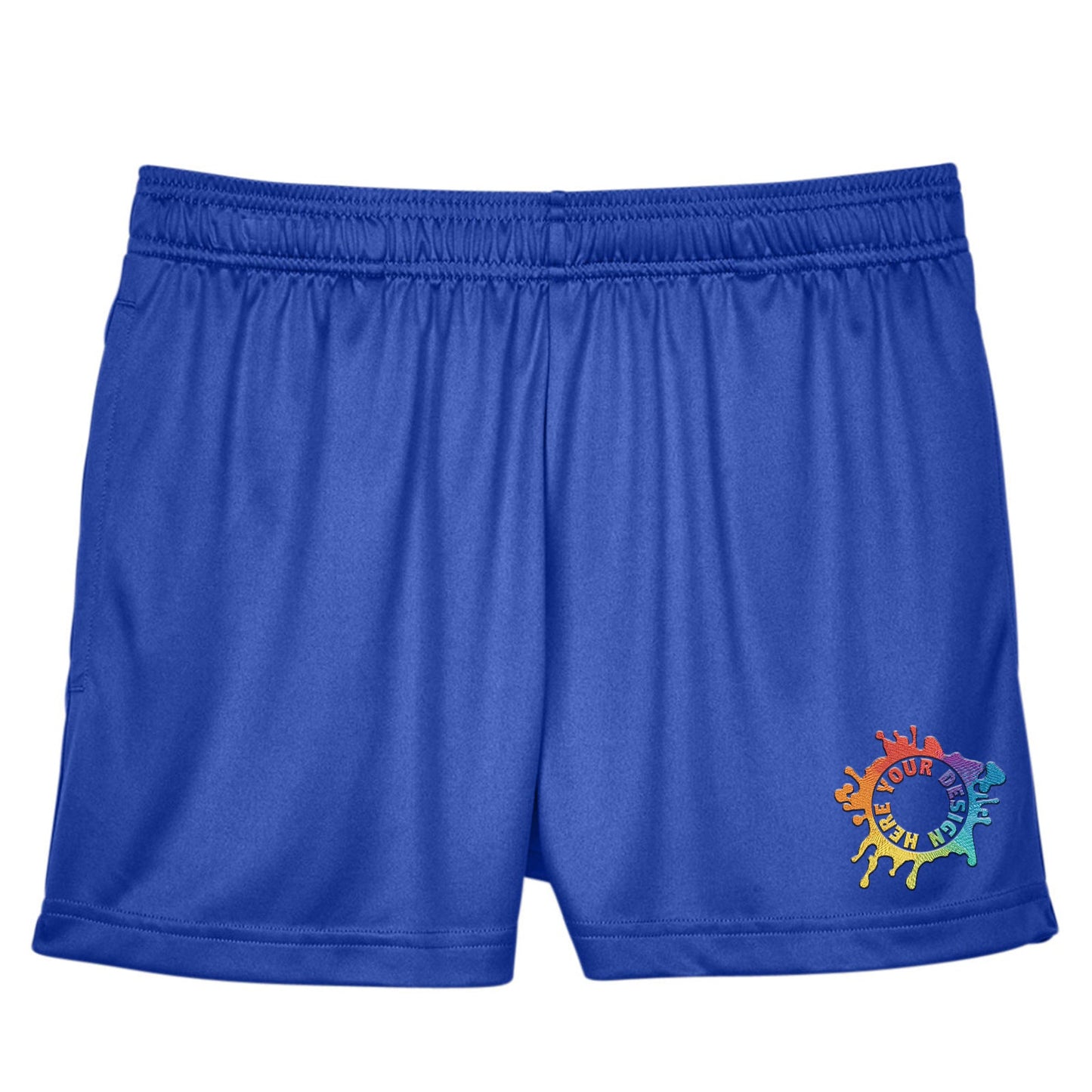 Team 365 Ladies' Zone Performance Shorts Embroidery - Mato & Hash