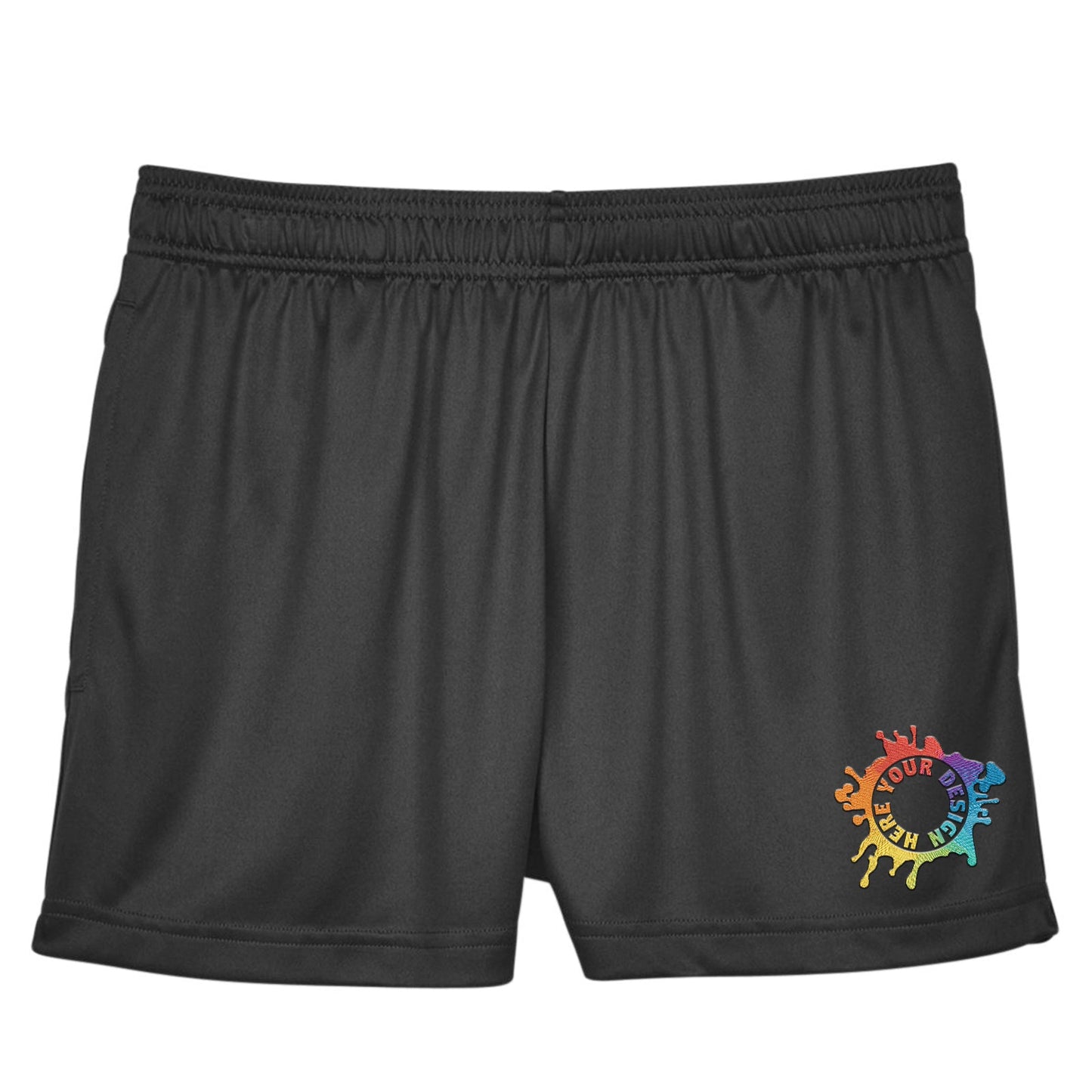 Team 365 Ladies' Zone Performance Shorts Embroidery - Mato & Hash