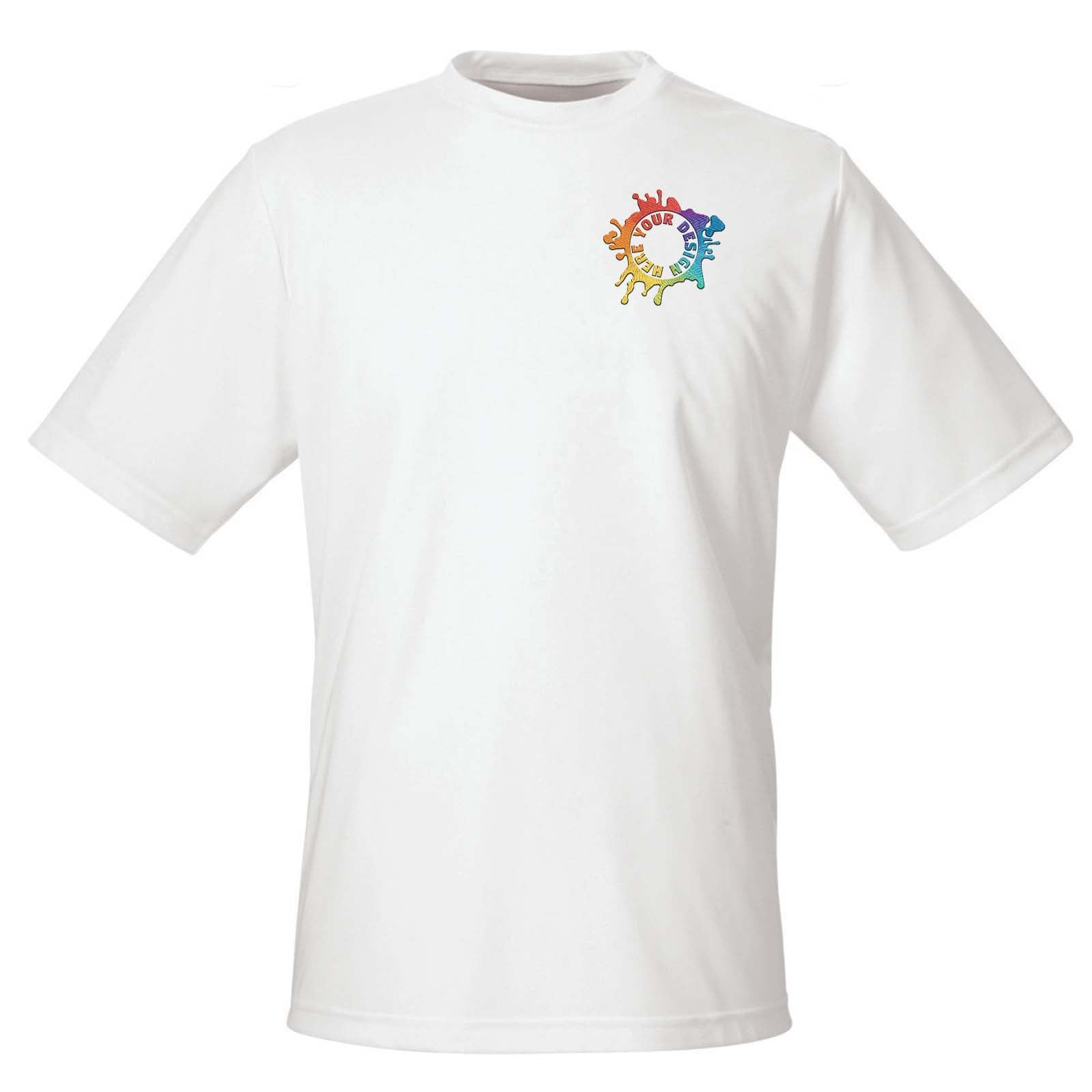 Team 365 Men's Performance Polyester T-Shirt Embroidery - Mato & Hash