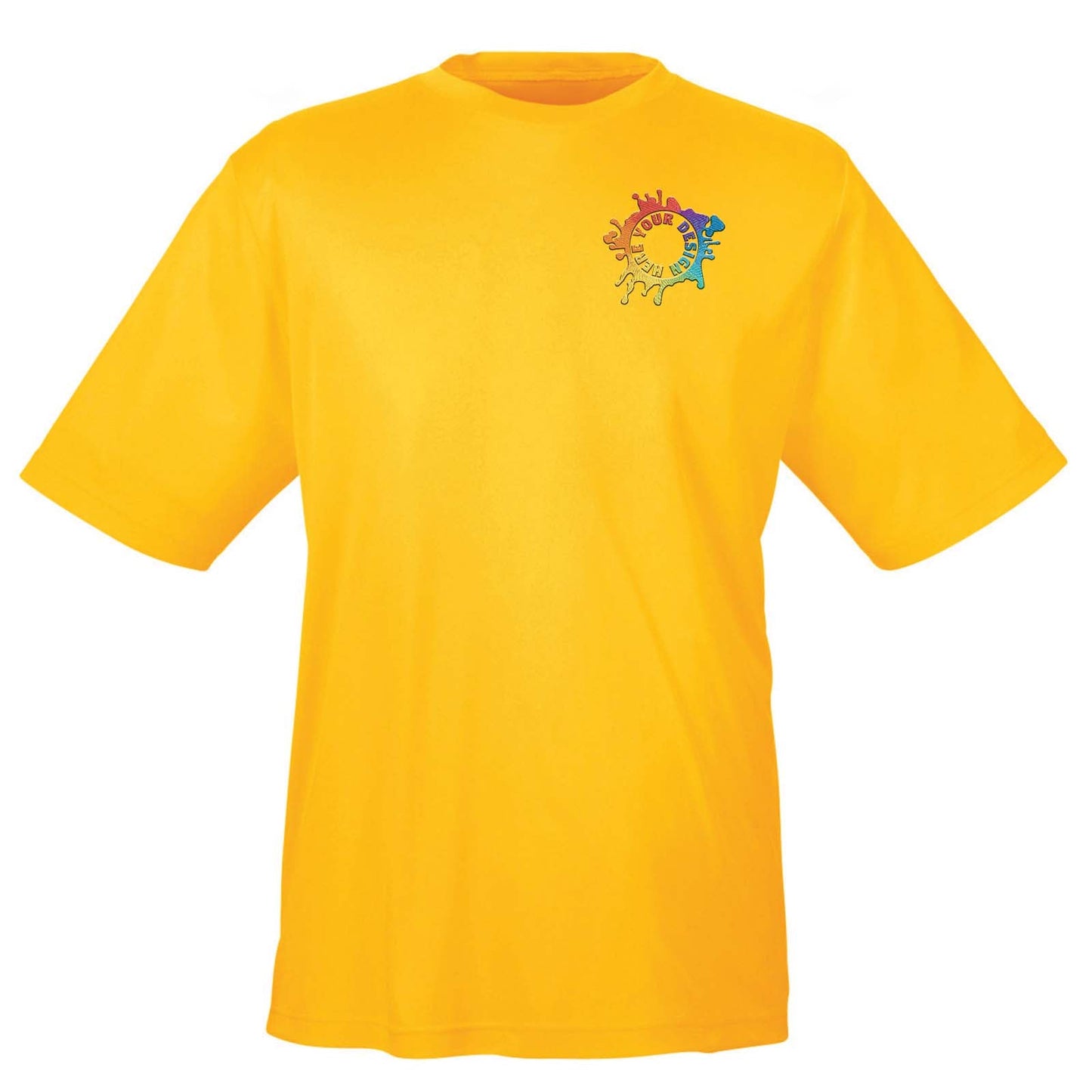 Team 365 Men's Performance Polyester T-Shirt Embroidery - Mato & Hash