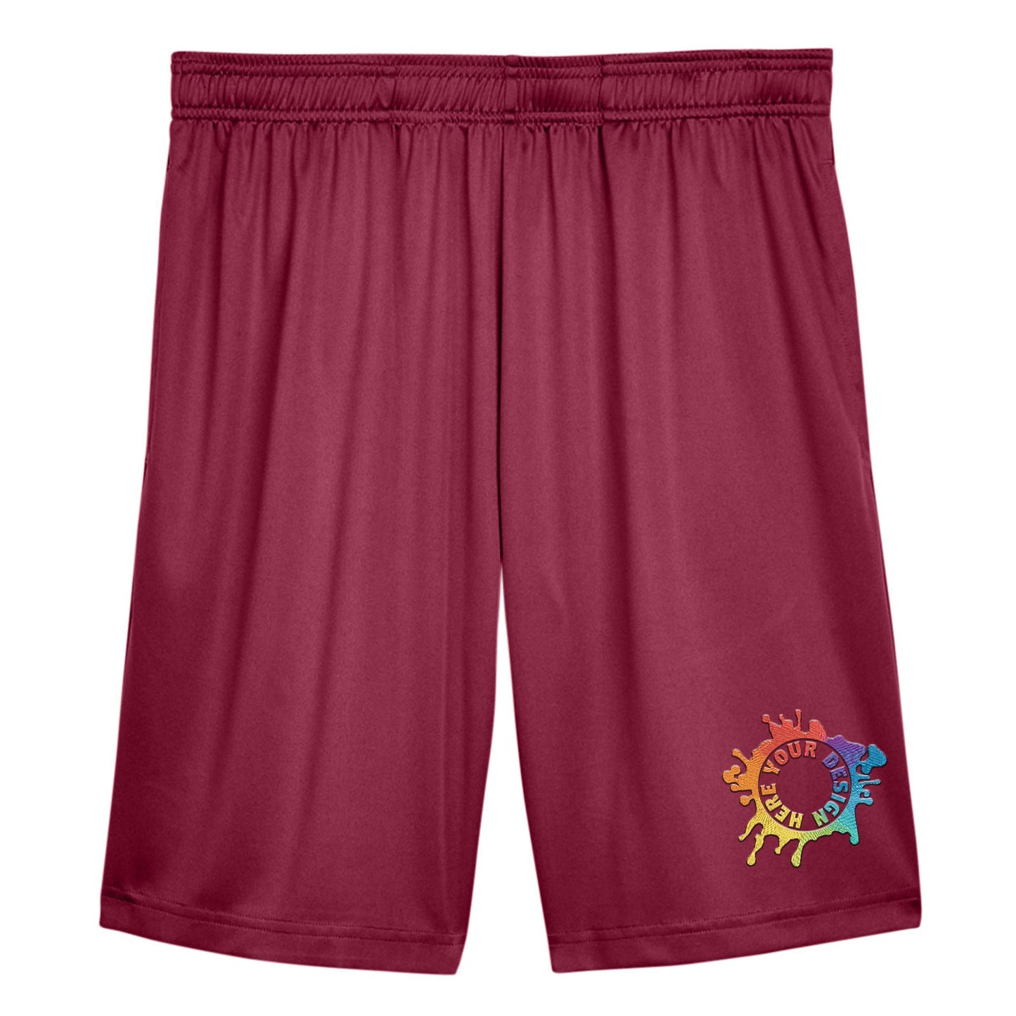 Team 365 Men's Zone Performance Shorts Embroidery - Mato & Hash