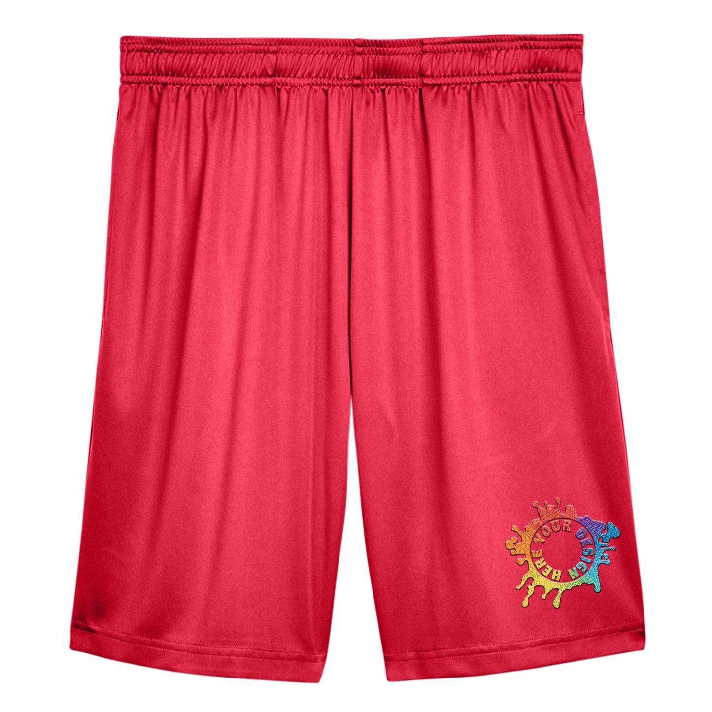 Team 365 Men's Zone Performance Shorts Embroidery - Mato & Hash