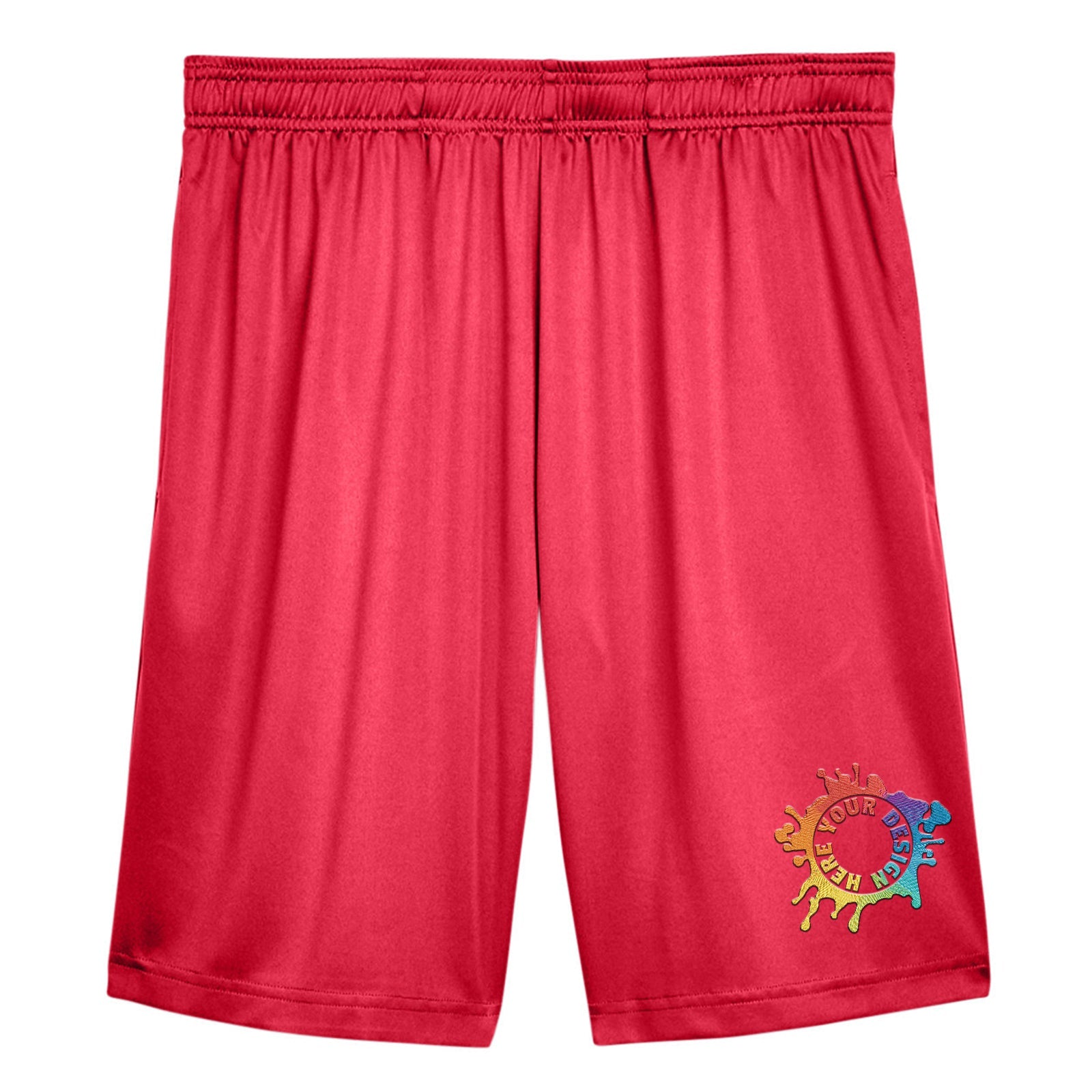 Team 365 Men's Zone Performance Shorts Embroidery - Mato & Hash