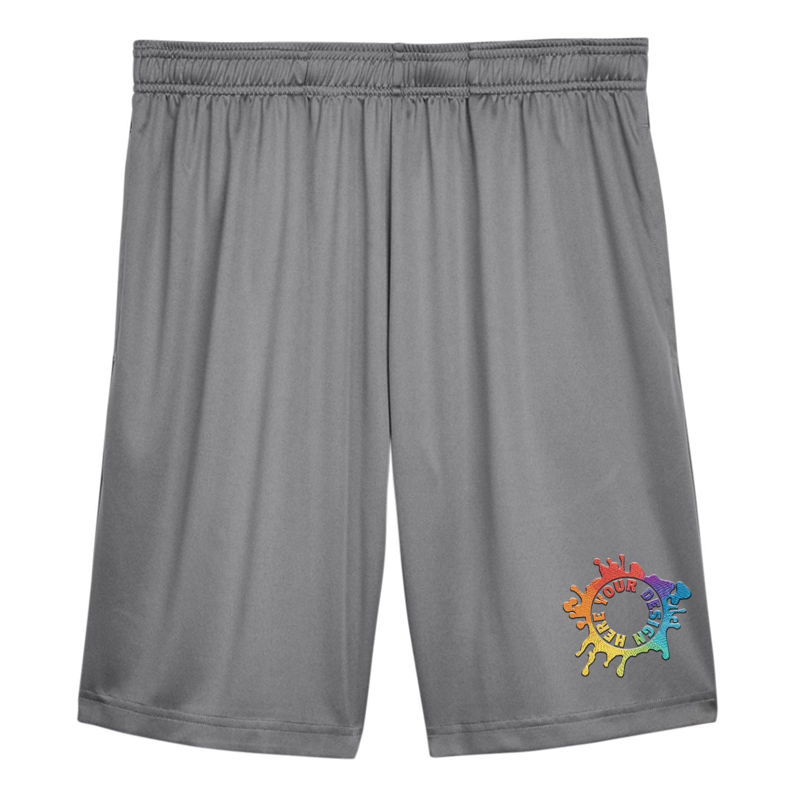 Team 365 Men's Zone Performance Shorts Embroidery - Mato & Hash