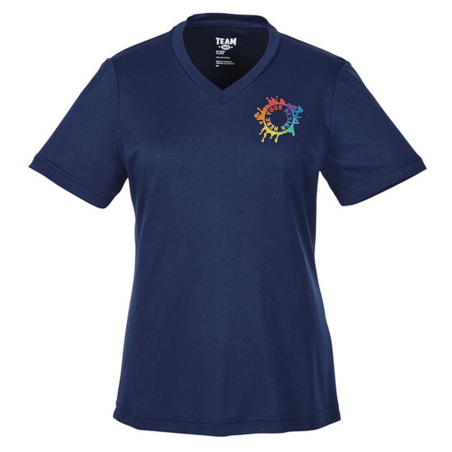 Team 365 Women's Performance Polyester T-Shirt Embroidery - Mato & Hash