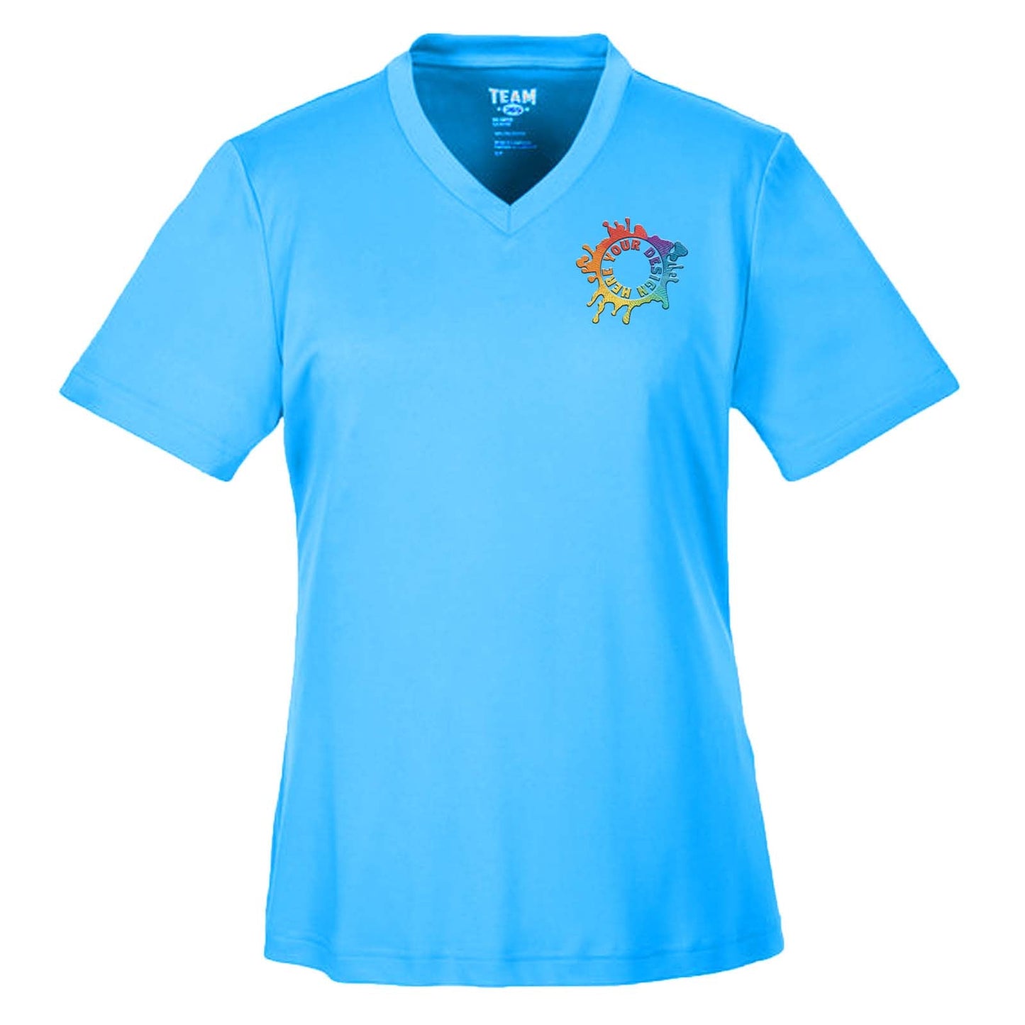Team 365 Women's Performance Polyester T-Shirt Embroidery - Mato & Hash