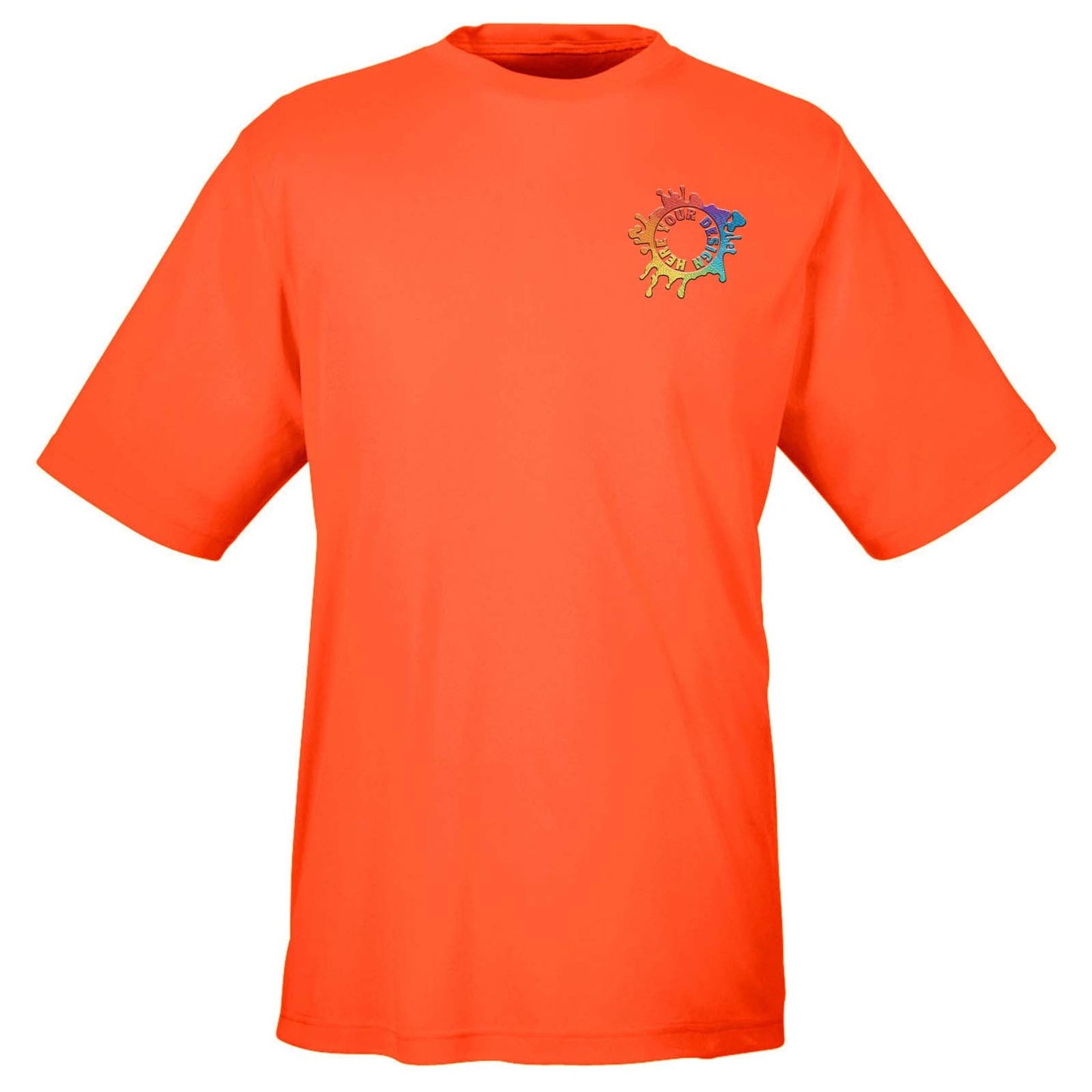 Team 365 Youth Unisex Performance Polyester T-Shirt Embroidery - Mato & Hash