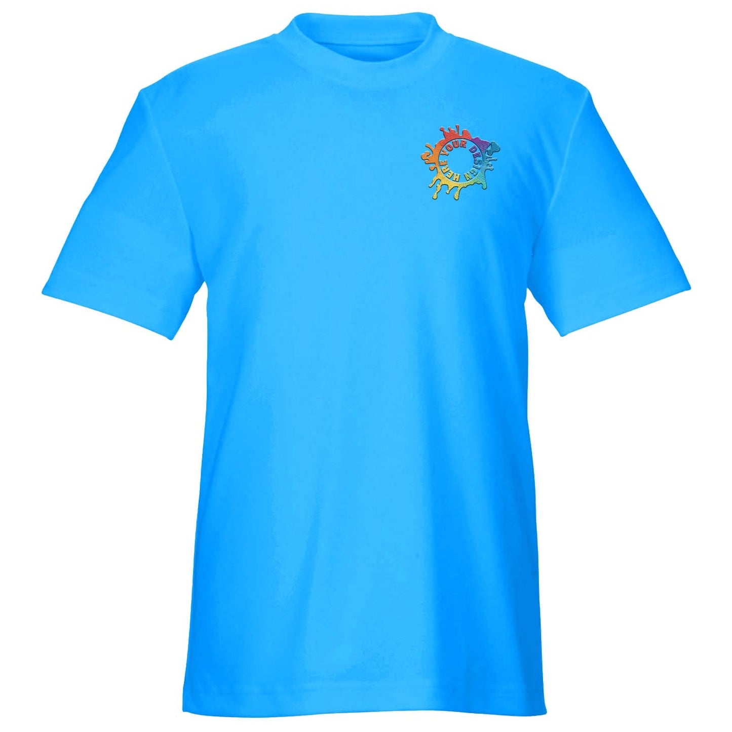 Team 365 Youth Unisex Performance Polyester T-Shirt Embroidery - Mato & Hash