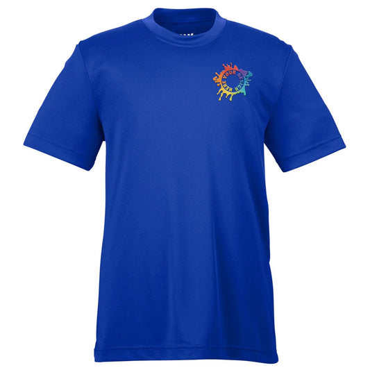 Team 365 Youth Unisex Performance Polyester T-Shirt Embroidery - Mato & Hash