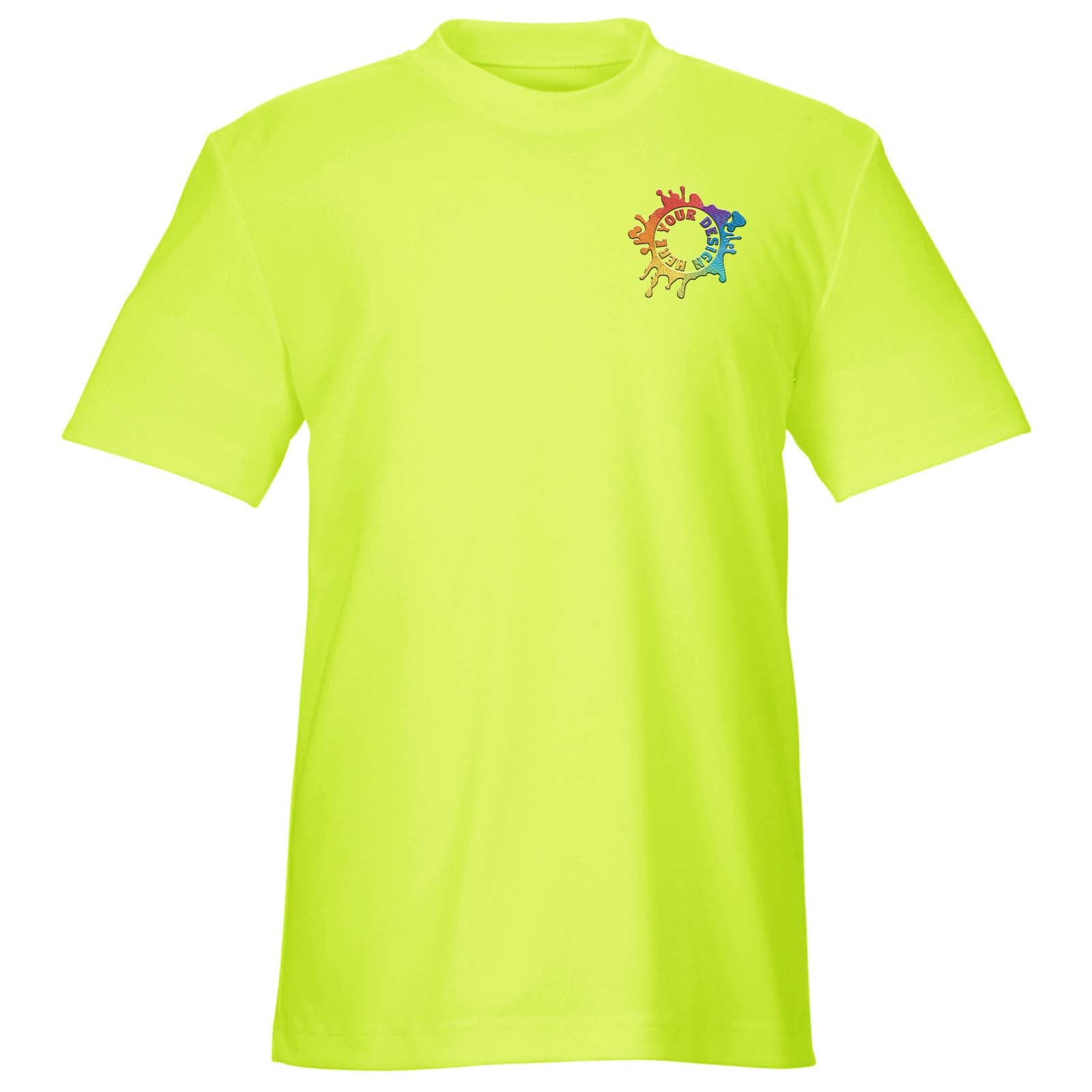 Team 365 Youth Unisex Performance Polyester T-Shirt Embroidery - Mato & Hash