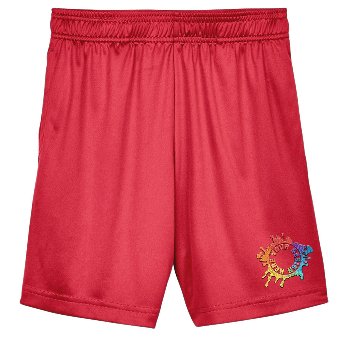 Team 365 Youth Zone Performance Shorts Embroidery - Mato & Hash