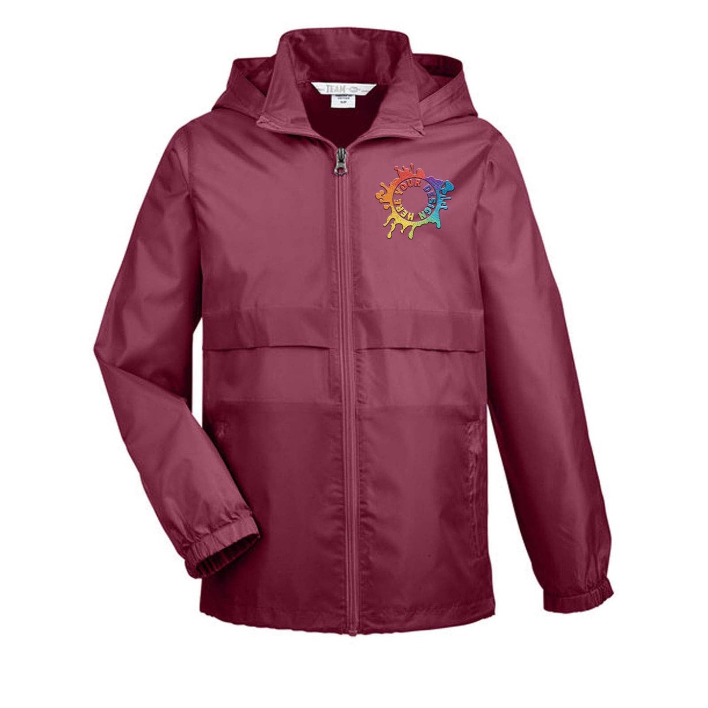 Team 365 Youth Zone Protect Lightweight Jacket Embroidery - Mato & Hash