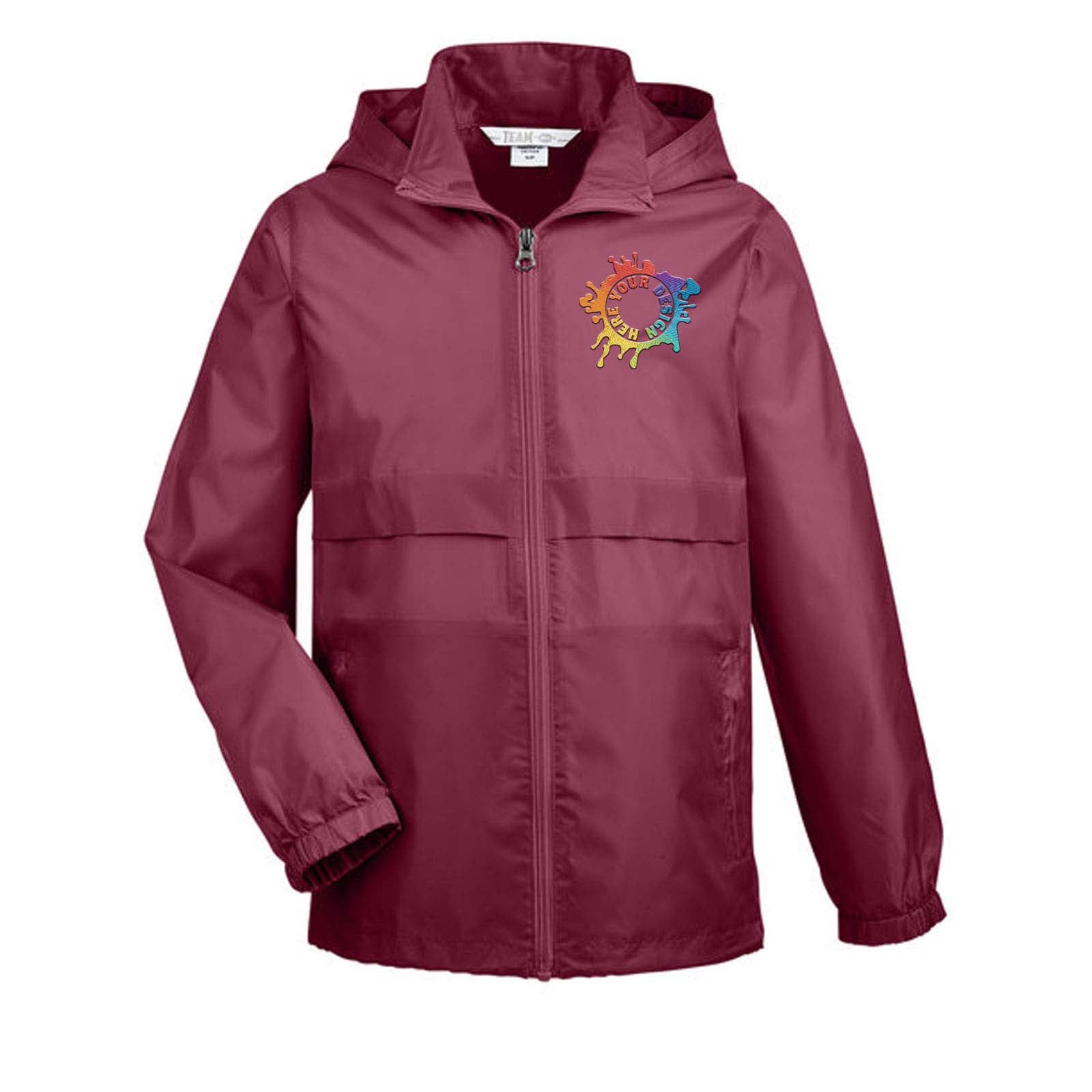 Team 365 Youth Zone Protect Lightweight Jacket Embroidery - Mato & Hash