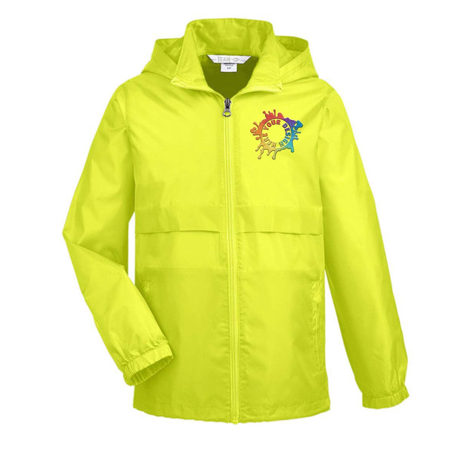 Team 365 Youth Zone Protect Lightweight Jacket Embroidery - Mato & Hash