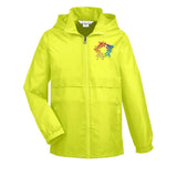 Team 365 Youth Zone Protect Lightweight Jacket Embroidery - Mato & Hash