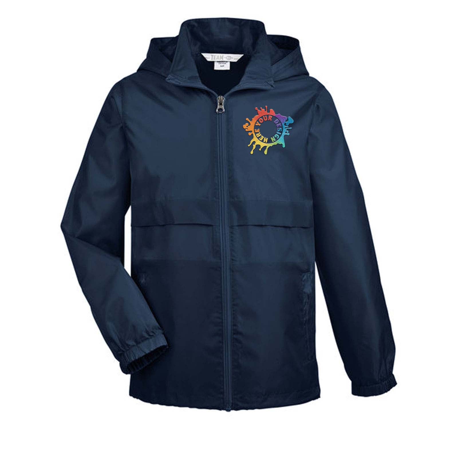 Team 365 Youth Zone Protect Lightweight Jacket Embroidery - Mato & Hash