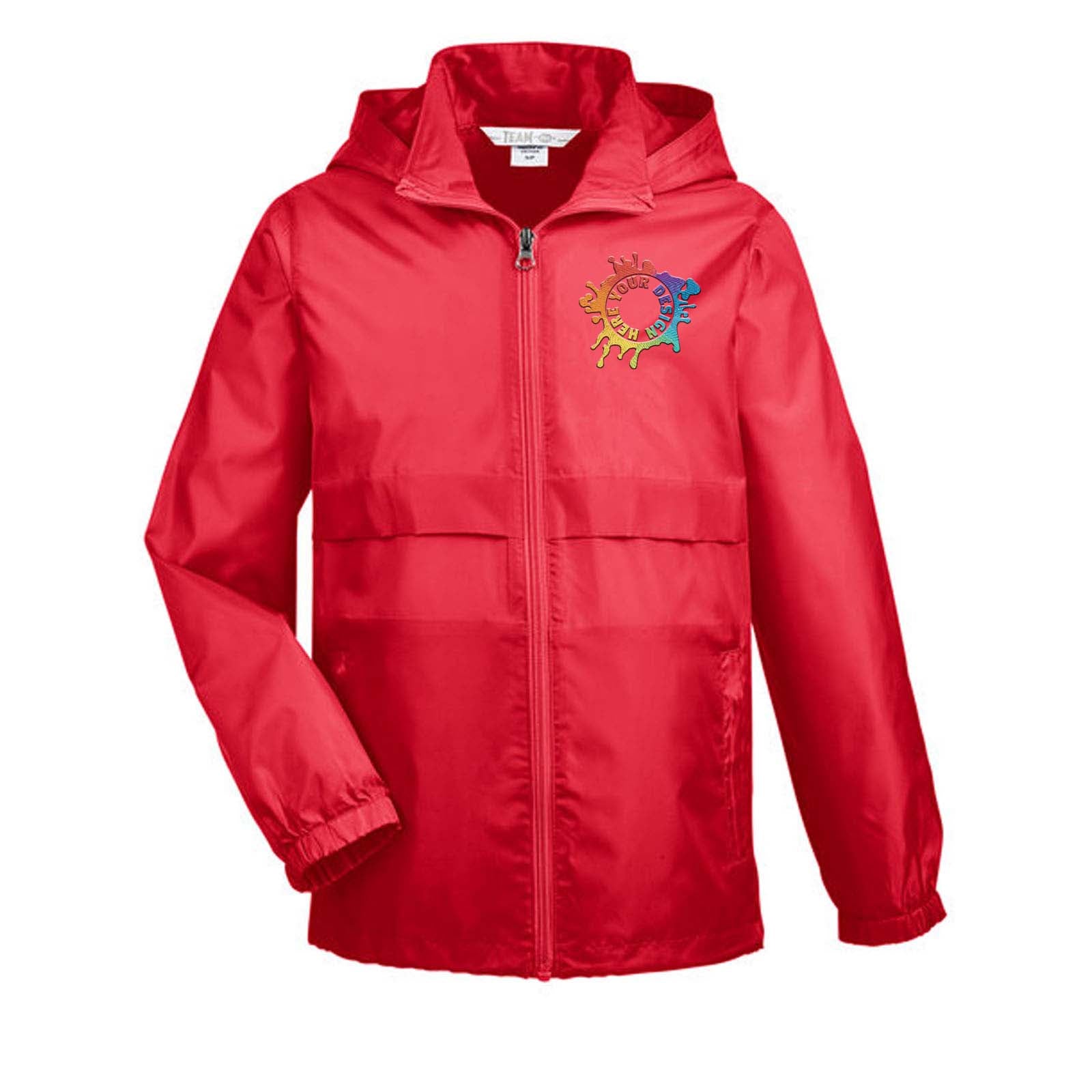 Team 365 Youth Zone Protect Lightweight Jacket Embroidery - Mato & Hash