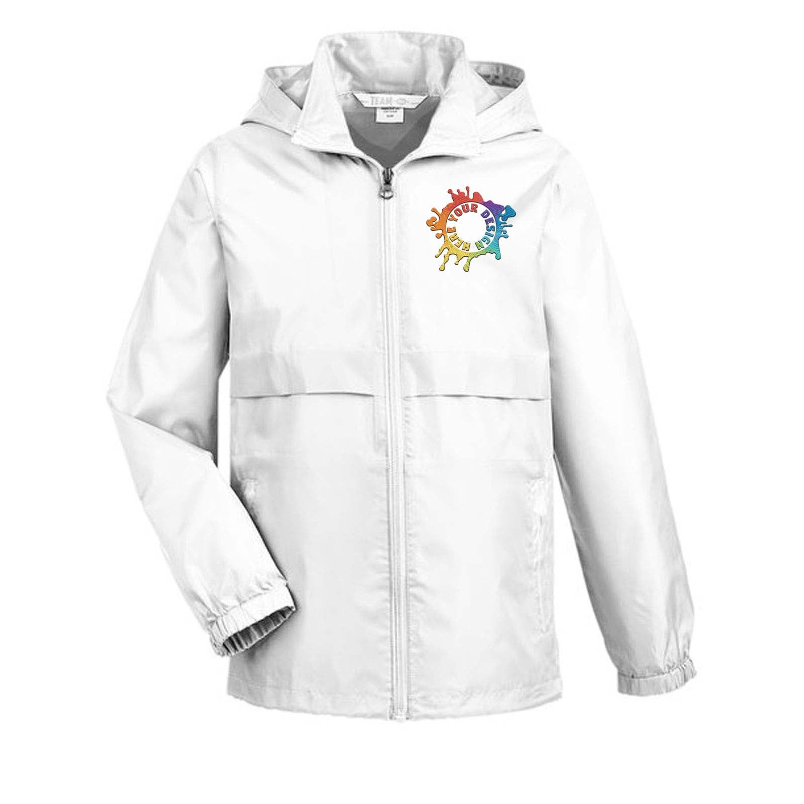 Team 365 Youth Zone Protect Lightweight Jacket Embroidery - Mato & Hash