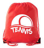 Tennis Ball Polyester Drawstring Bag