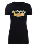 Thanksgiving Gourds Custom Year Womens T Shirts