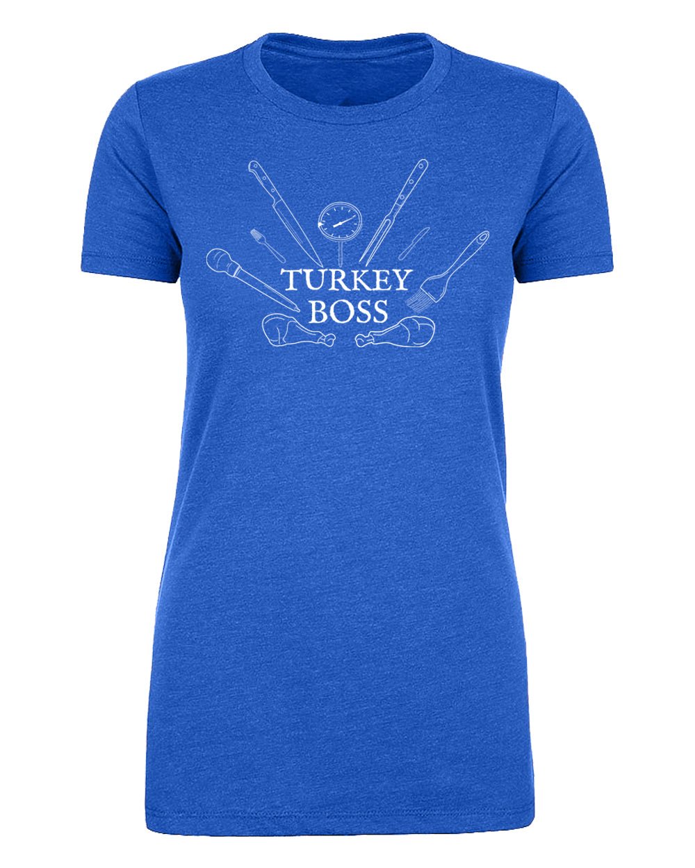 Thanksgiving Turkey Boss Womens T Shirts - Mato & Hash