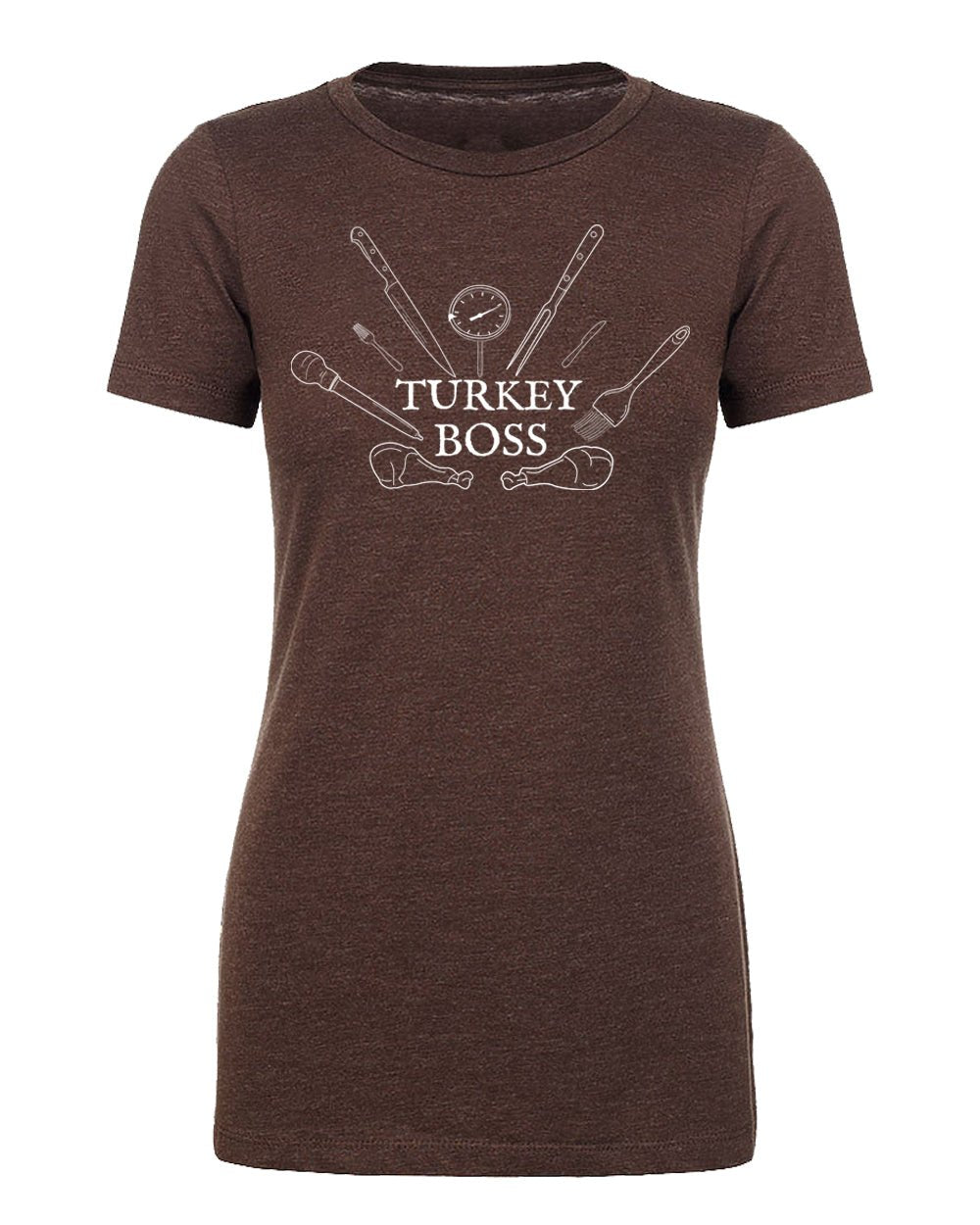 Thanksgiving Turkey Boss Womens T Shirts - Mato & Hash