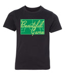 The Beautiful Game on Pitch - Kids T Shirts