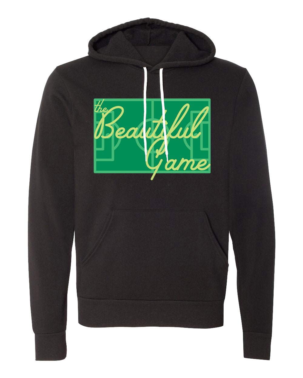 The Beautiful Game on Pitch - Unisex Hoodies - Mato & Hash