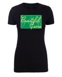 The Beautiful Game on Pitch - Womens T Shirts