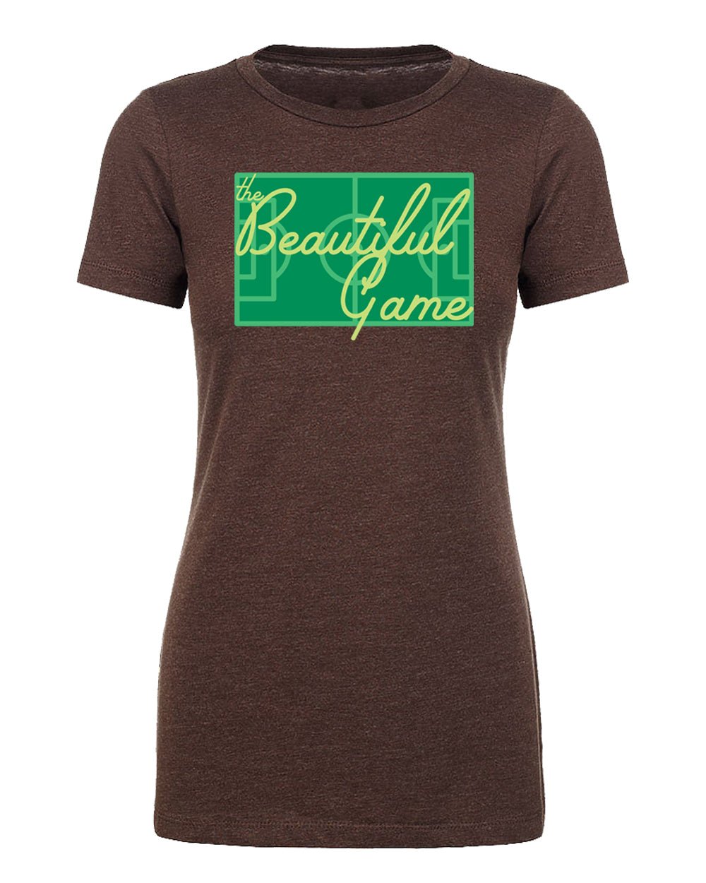 The Beautiful Game on Pitch - Womens T Shirts - Mato & Hash