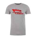 The Way to a Man's Heart Is Through His Stomach (Quick Burger) Mens T Shirts