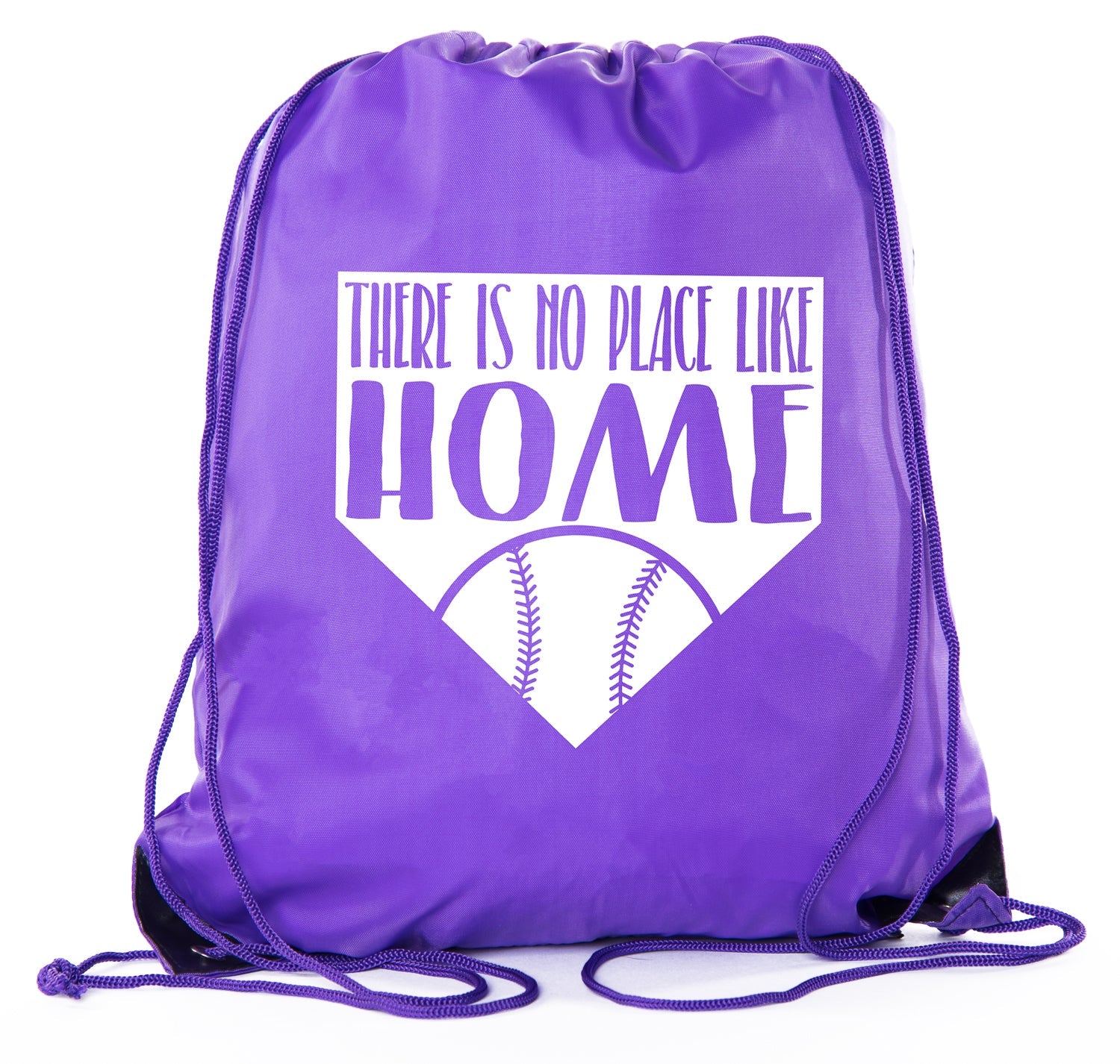There Is No Place Like Home Polyester Drawstring Bag - Mato & Hash