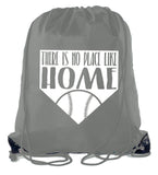There Is No Place Like Home Polyester Drawstring Bag - Mato & Hash