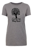 Tree + Heart Leaves Custom Name Family Reunion Womens T Shirts - Mato & Hash