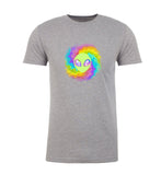 Trippy Tie Dyed Alien Mens T Shirts
