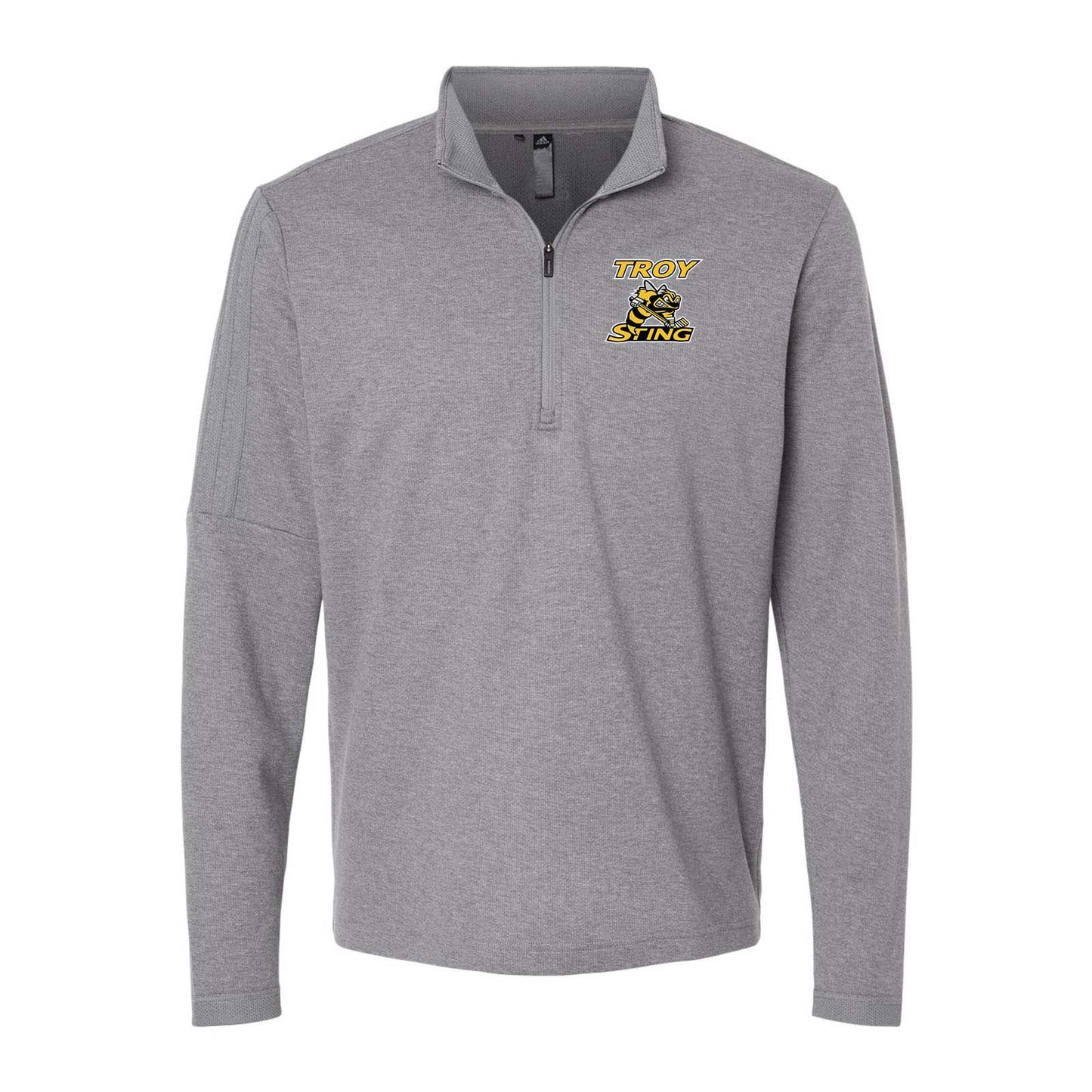 Troy Sting Adidas - 3-Stripes Quarter-Zip Sweater Embroidery - Mato & Hash