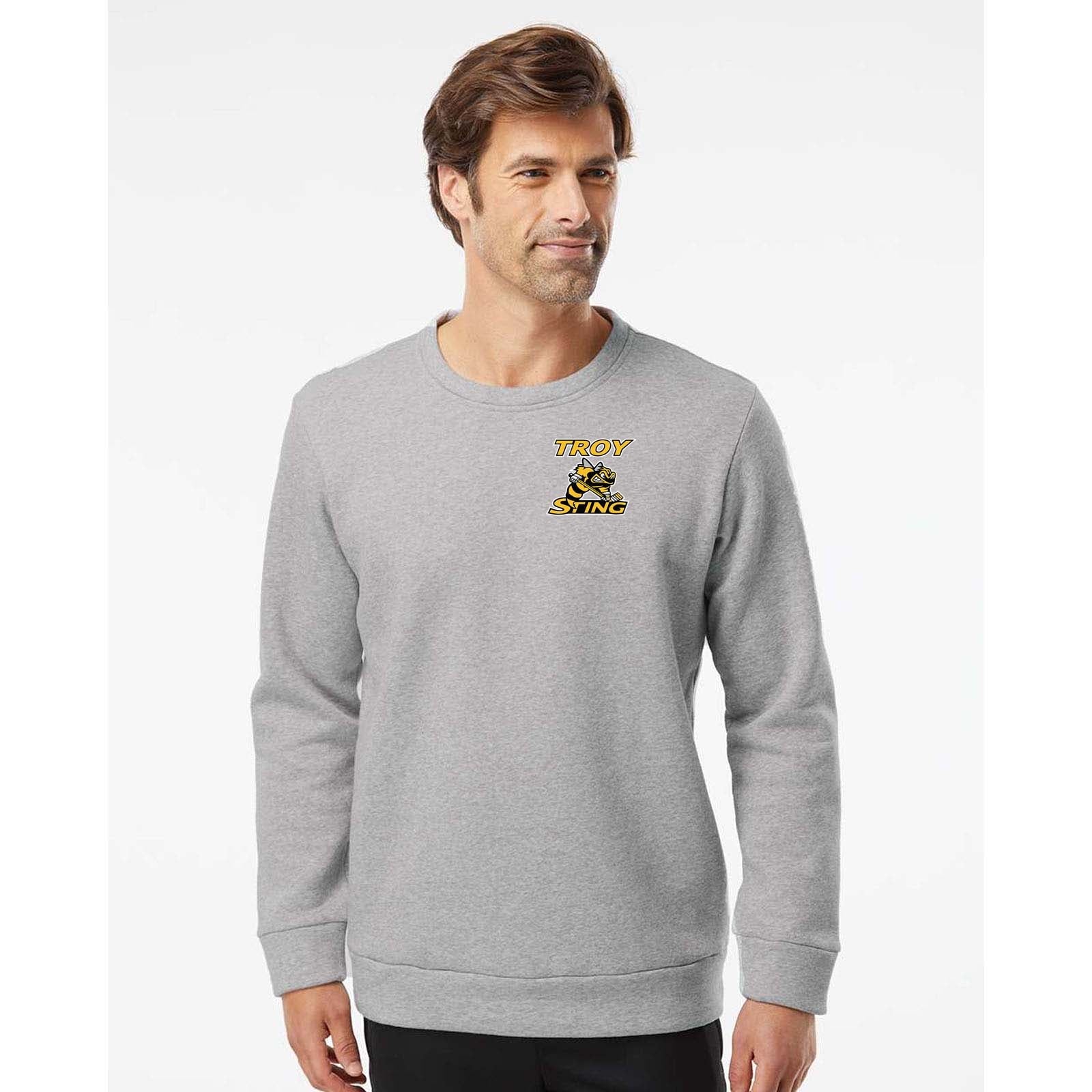 Troy Sting Adidas - Fleece Crewneck Sweatshirt Embroidery - Mato & Hash