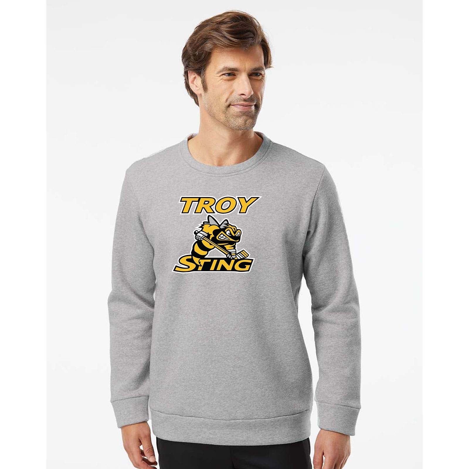 Troy Sting Adidas - Fleece Crewneck Sweatshirt Printed - Mato & Hash