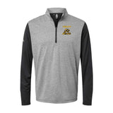 Troy Sting Adidas - Heather Block Print Quarter-Zip Pullover Embroidery