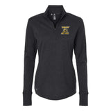 Troy Sting Adidas - Women's 3-Stripes Quarter-Zip Sweater Embroidery