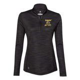 Troy Sting Adidas - Women's Lightweight Mélange Quarter-Zip Pullover Embroidery - Mato & Hash