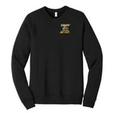 Troy Sting Bella + Canvas Unisex Cotton/Polyester Fleece Raglan Crewneck Sweatshirt Embroidery