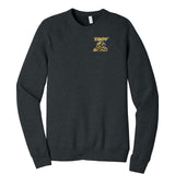 Troy Sting Bella + Canvas Unisex Cotton/Polyester Fleece Raglan Crewneck Sweatshirt Embroidery - Mato & Hash