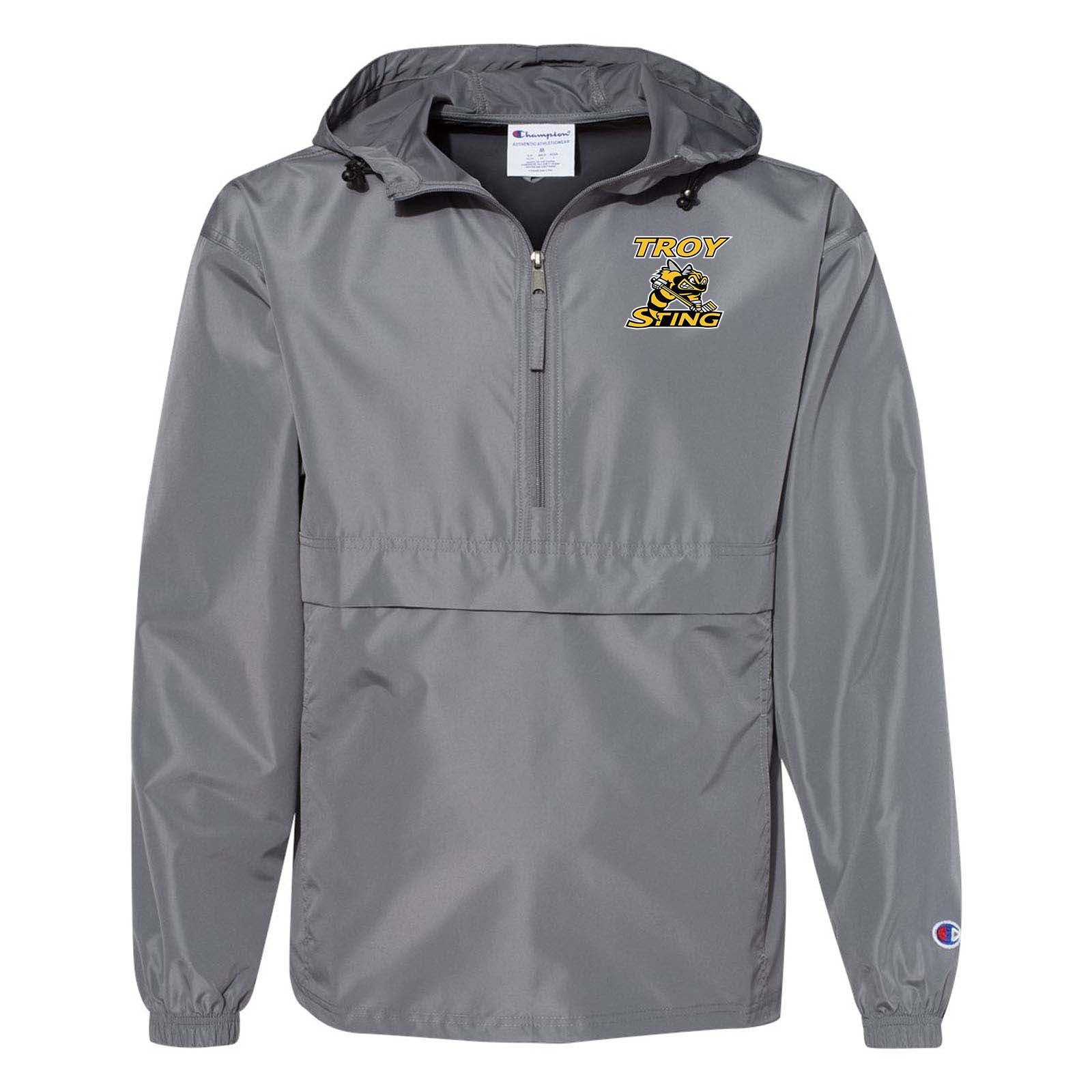 Troy Sting Champion Adult Packable Anorak 1/4 Zip Jacket - Mato & Hash