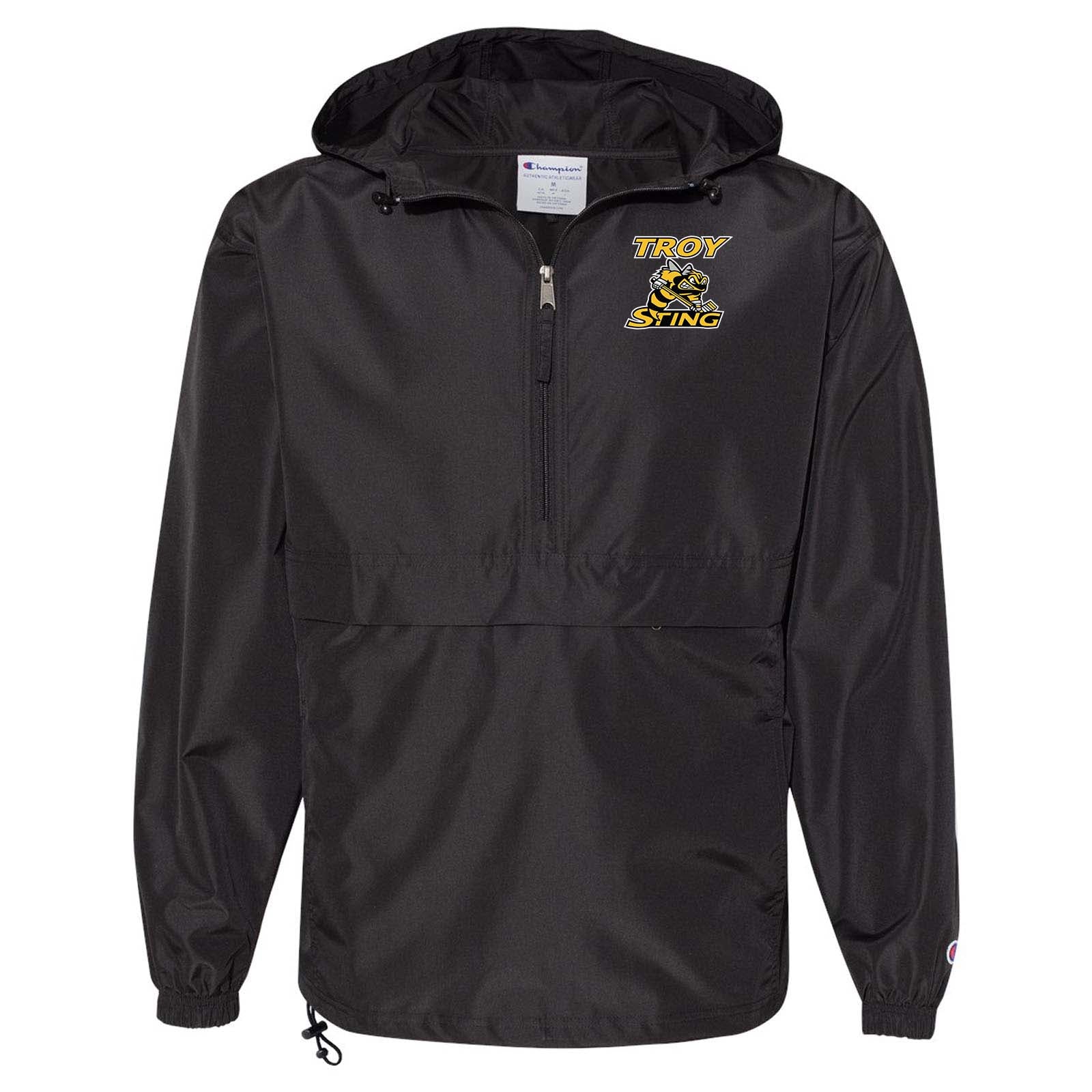 Troy Sting Champion Adult Packable Anorak 1/4 Zip Jacket - Mato & Hash